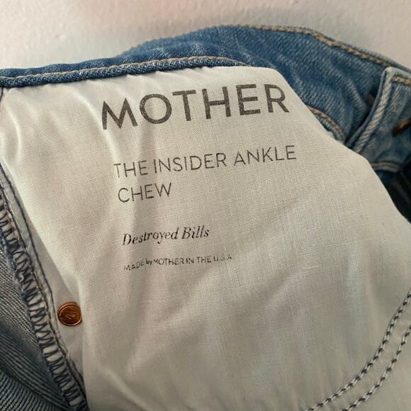 Mother Superior The Insider Ankle Chew in Destroyed Bills Distressed Women 25 - Picture 14 of 15